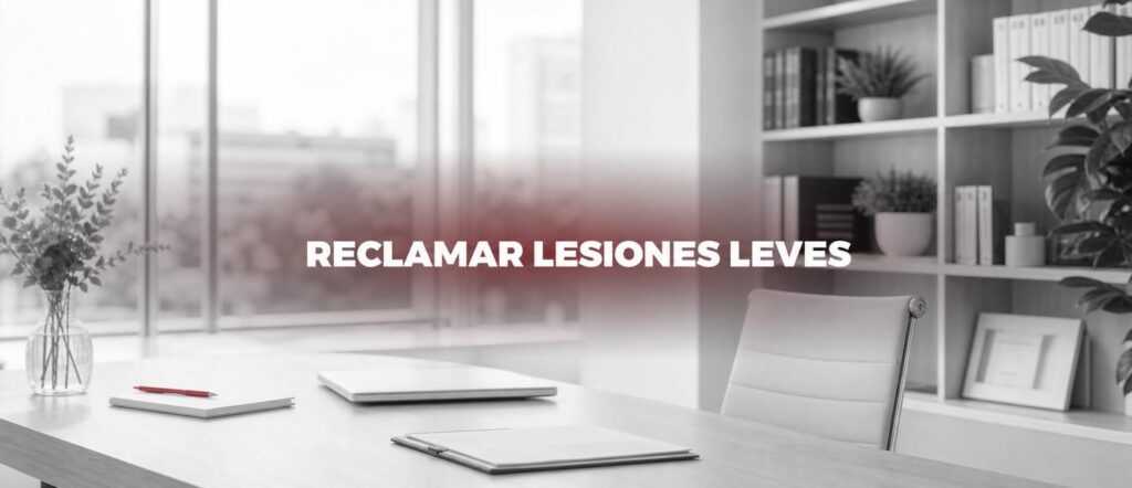 reclamar accidente coche lesiones leves